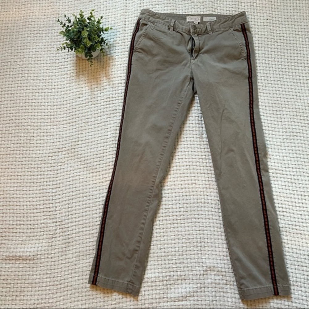 ANTHROPOLOGIE Relaxed Chino Khaki Pants Size 27